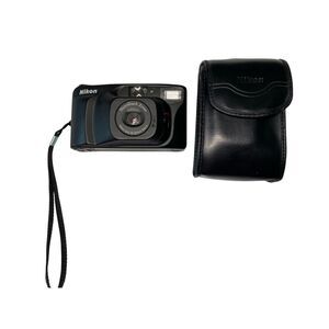 Nikon Nice Touch Zoom 35mm Point And Shoot Camera With Case 35-60mm Macro Black